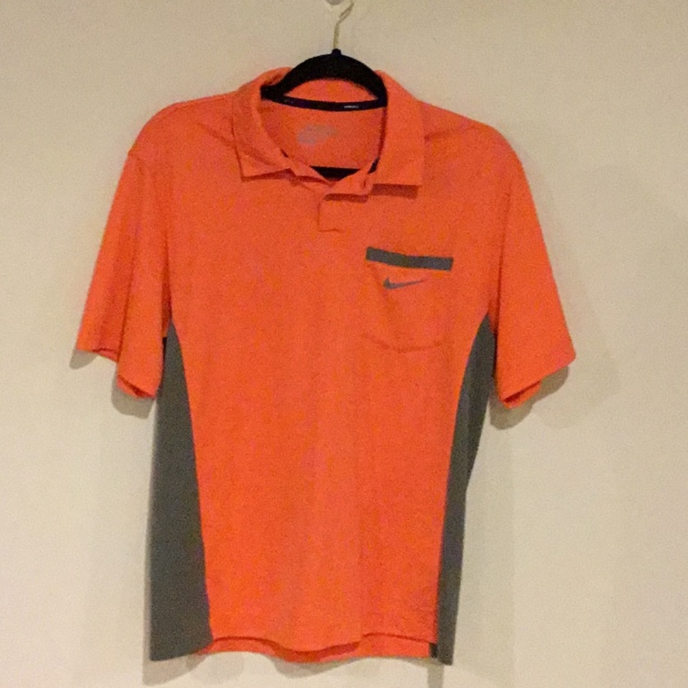 Nike Dri Fit Tour Performance Polo Coral Small